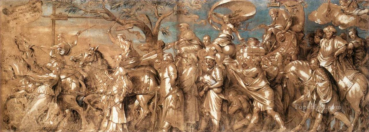 The Triumph of Riches Renaissance Hans Holbein the Younger Oil Paintings